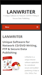 Mobile Screenshot of lanwriter.com