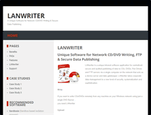 Tablet Screenshot of lanwriter.com